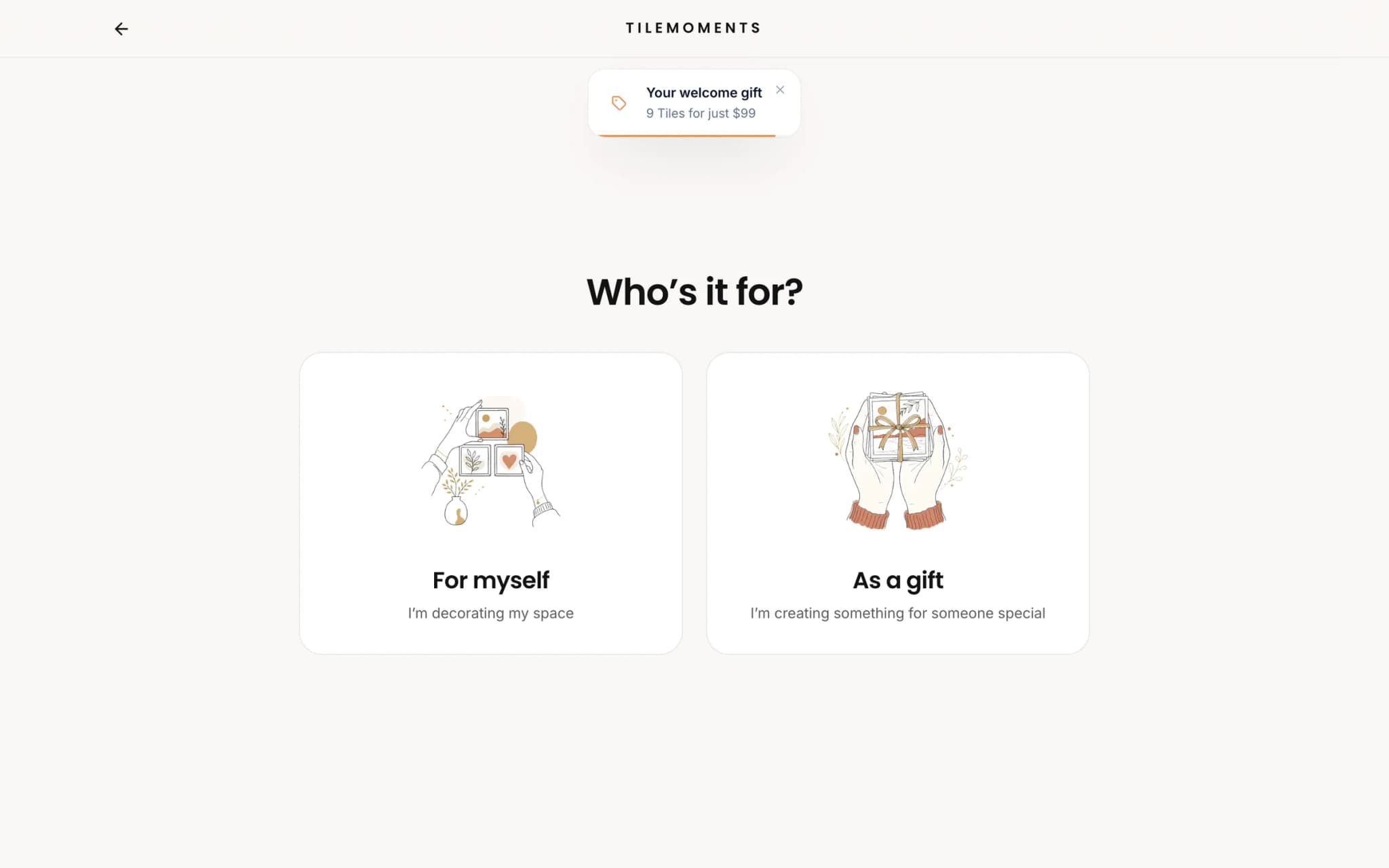TileMoments design studio, first step: who the tiles are for